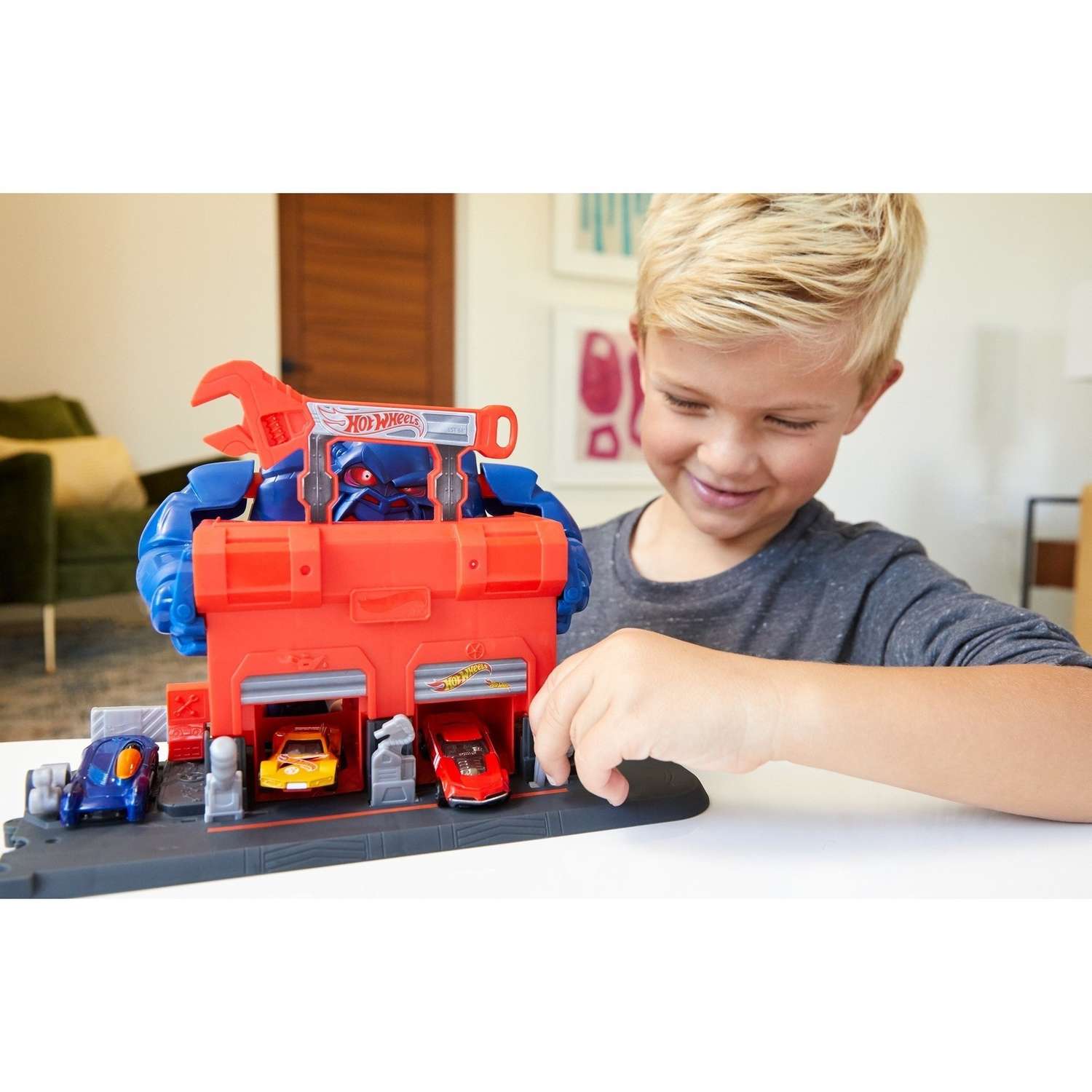 Трек Hot Wheels Атака гориллы FNB05 - фото 12