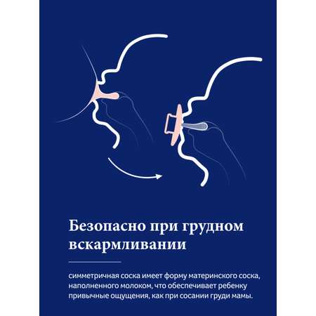 Пустышка LOVI силикон анатомическая от 6 мес. 2 шт.