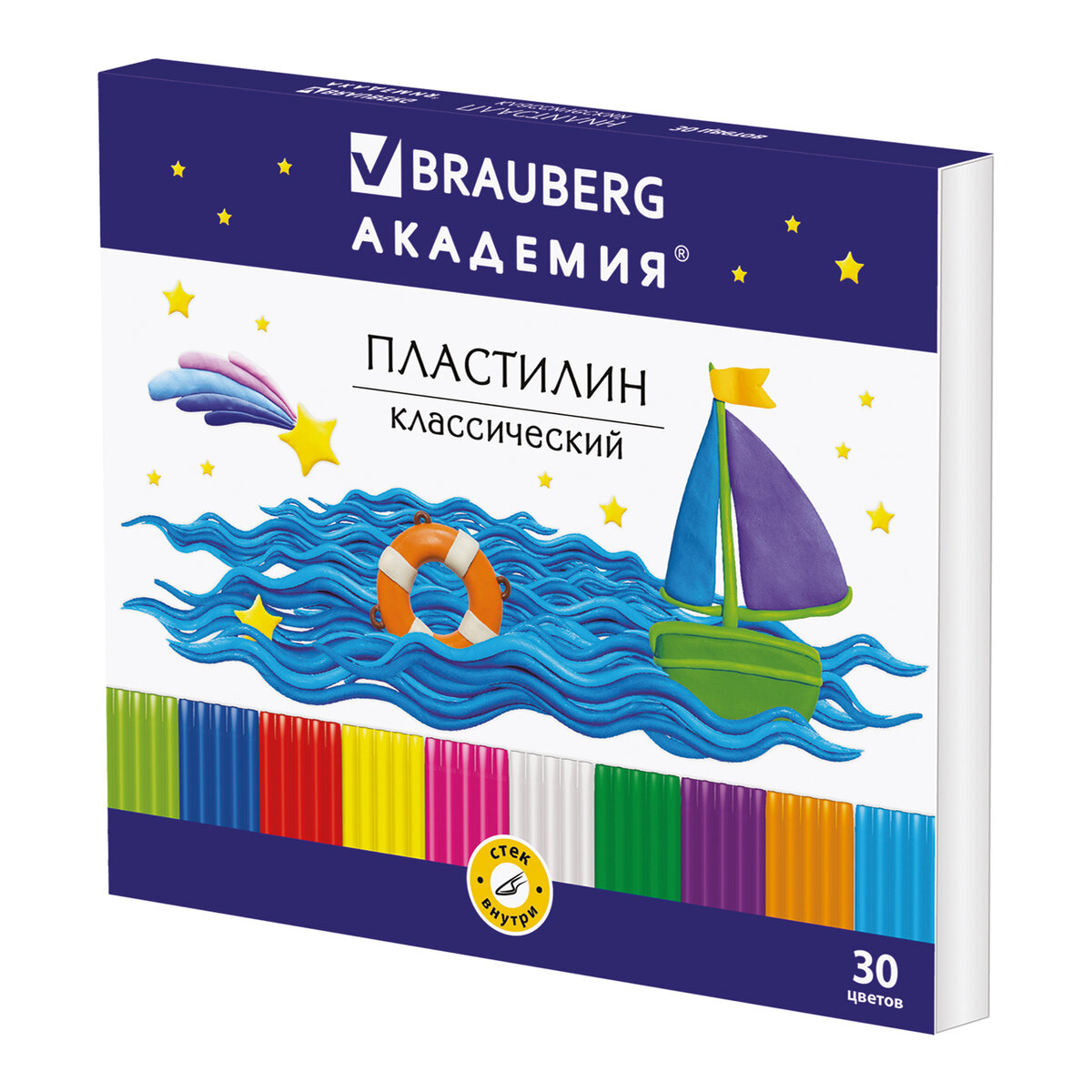 Пластилин Brauberg восковой - фото 2