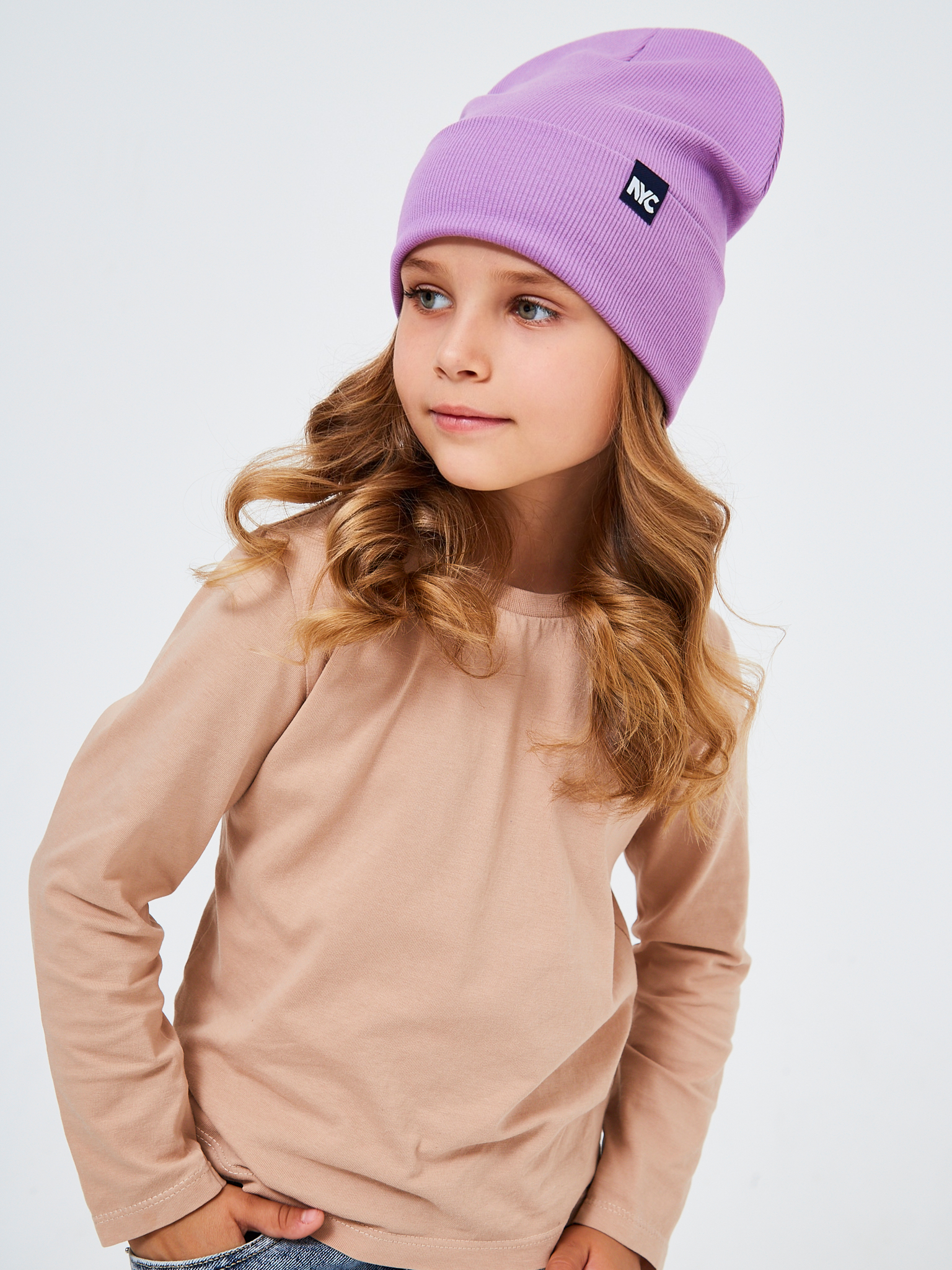Шапка NYCkids NYC-H-070-KashG-purp - фото 11
