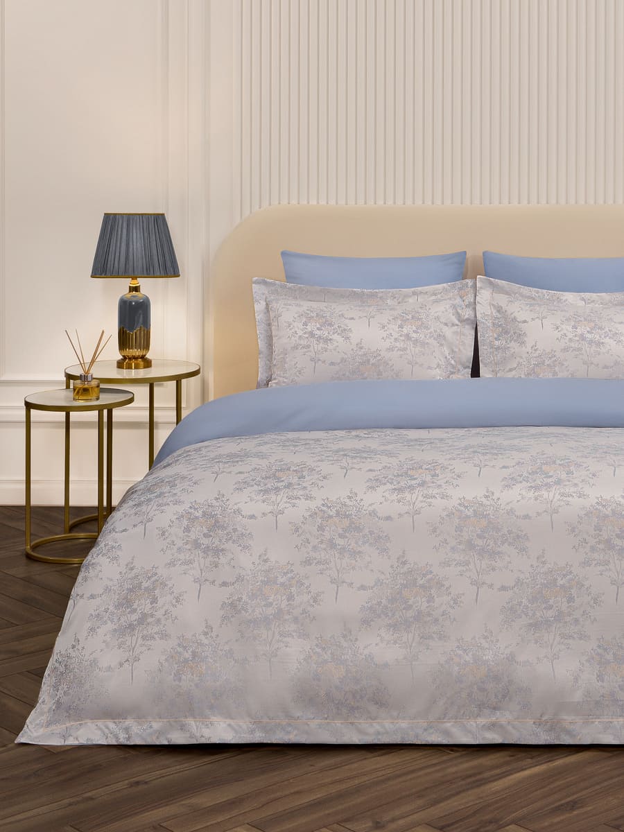 Комплект постельного белья ARYA Foggy семейный 7 предм. - фото 3