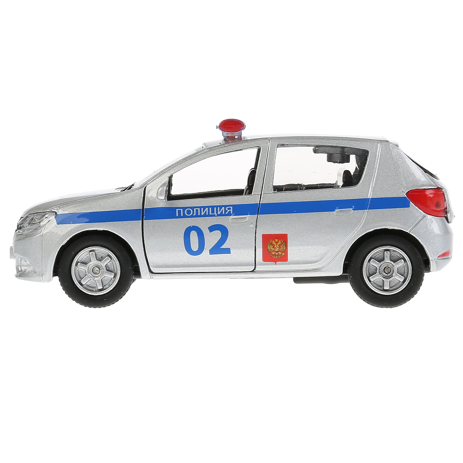 Полицейская машина Технопарк Renault sandero 256371 - фото 3