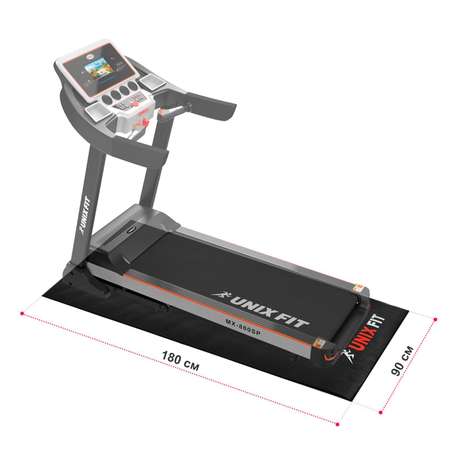Коврик для кардиотренажеров UNIX Fit No logo 180x90x0,6 см