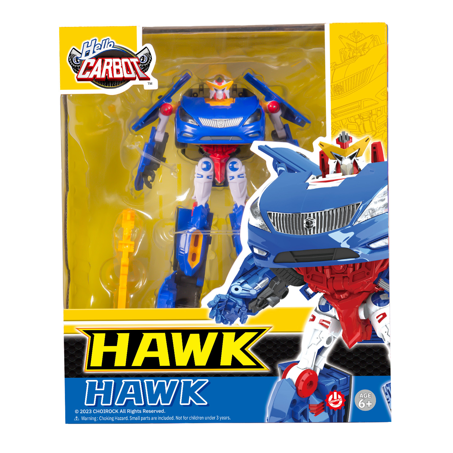 Игровой набор Hello Carbot Hawk Трансформер - фото 1