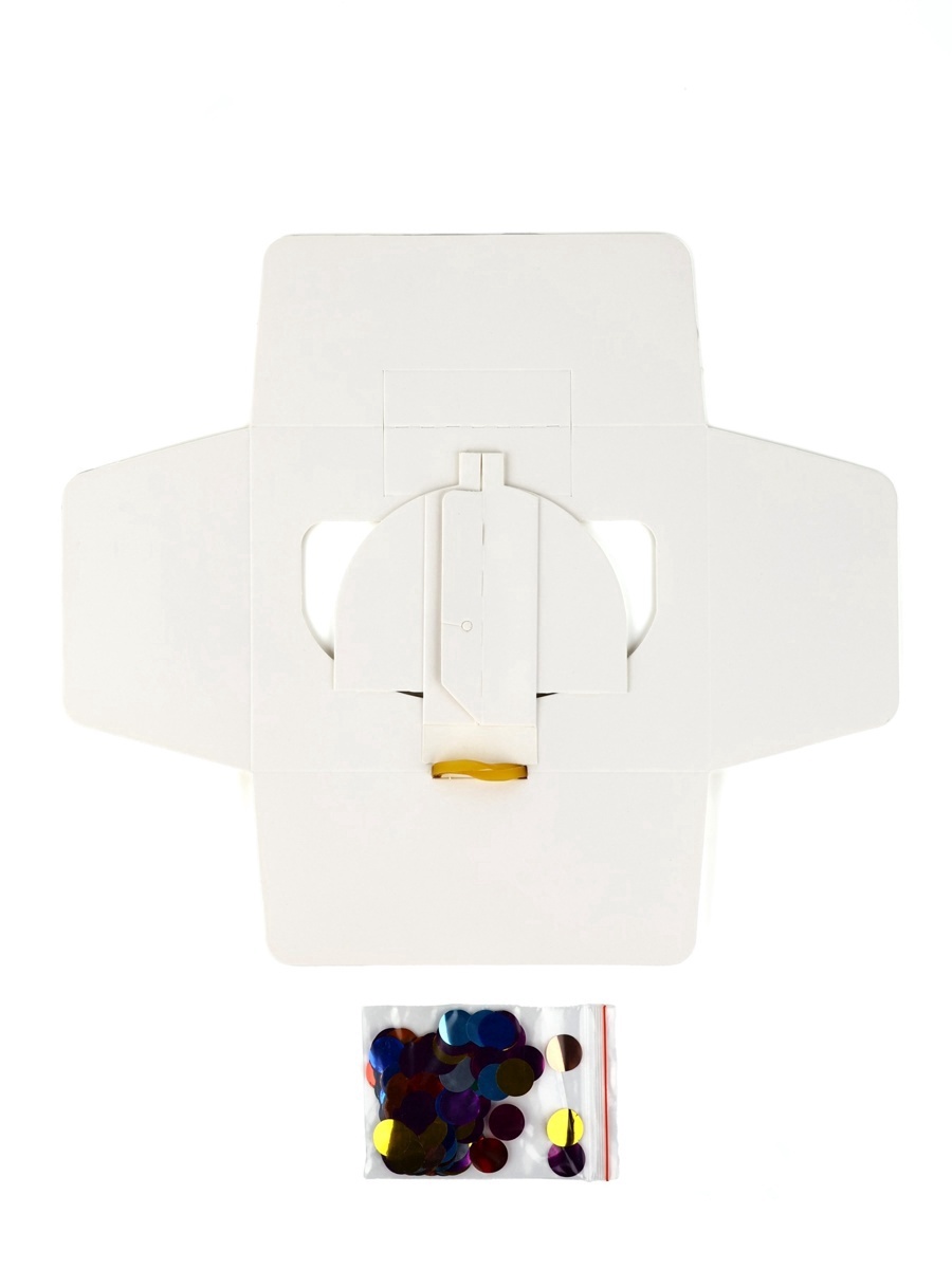 Подарочная упаковка Дарите Счастье бум-коробка сюрприз Поздравляю 20 х15 х12,5 см - фото 1