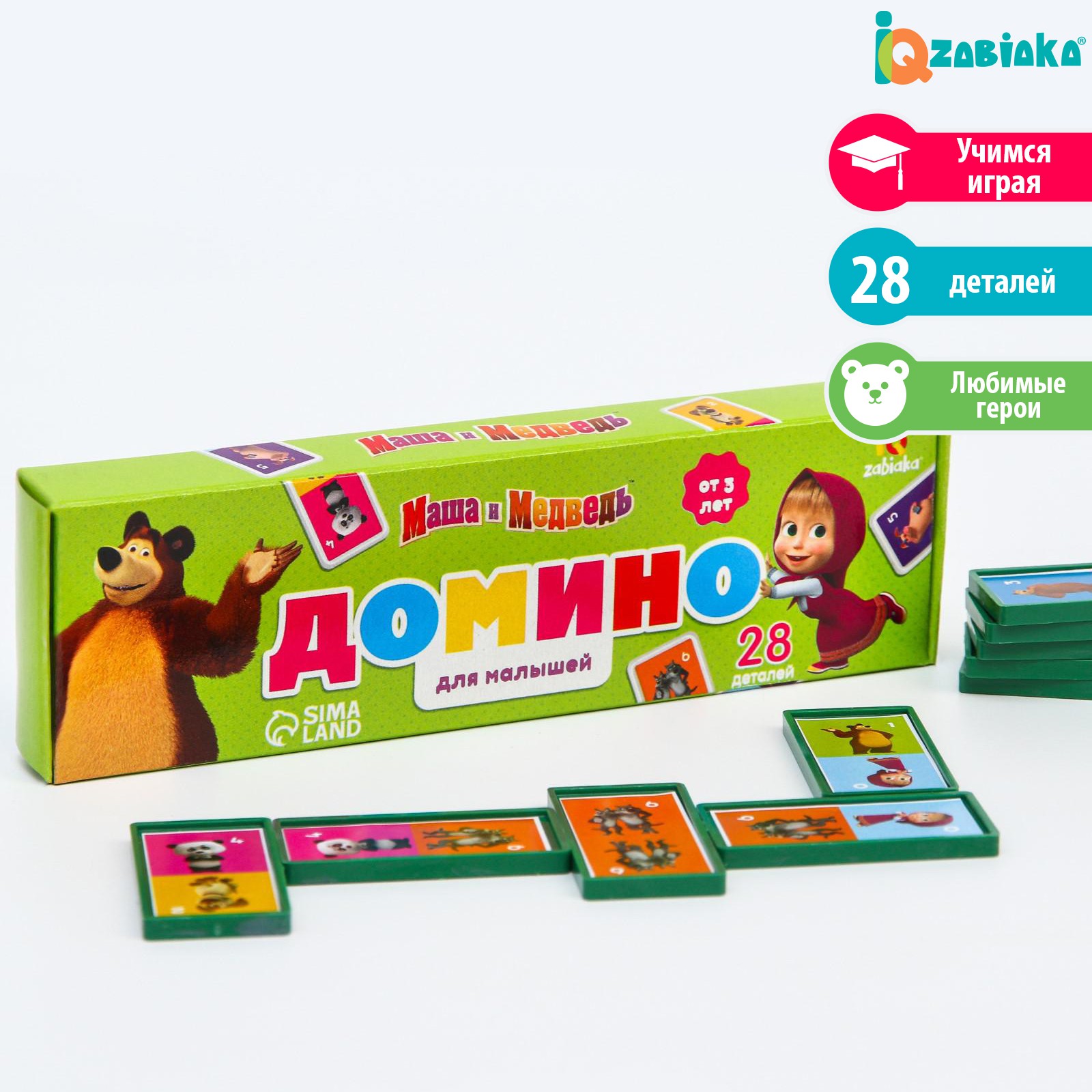 Настольная игра Лесная мастерская Домино - фото 1