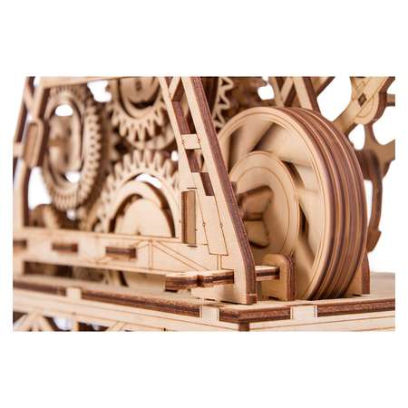 Модель сборная Wood Trick Механическое Колесо обозрения с автозаводом