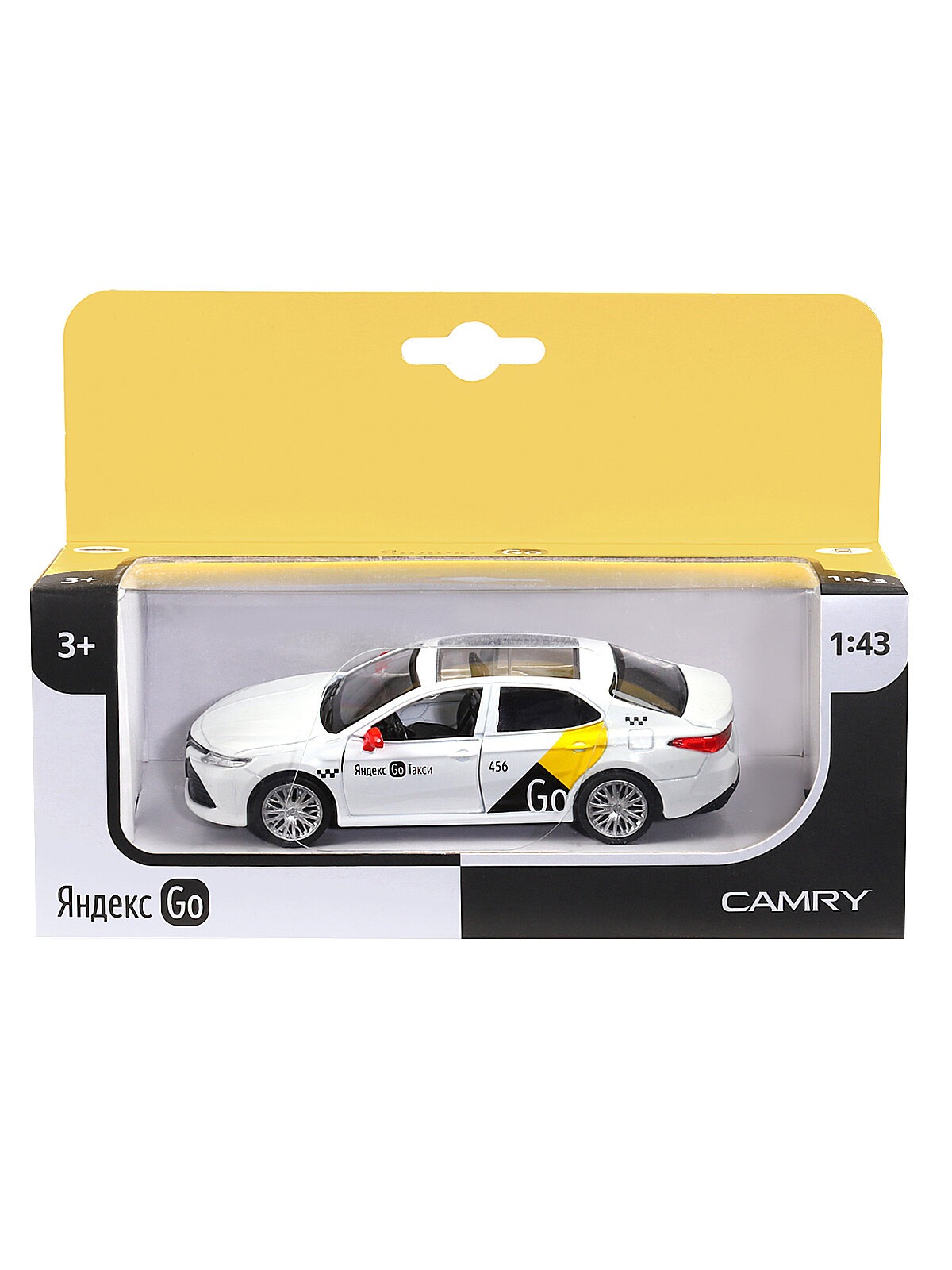Автомобиль Яндекс GO Toyota Camry Такси 1:43 JB1251484 - фото 18