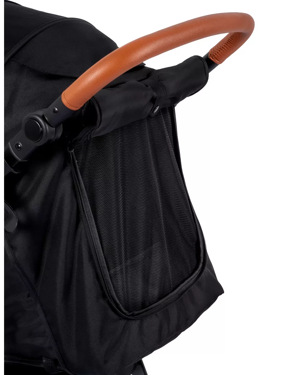 Коляска прогулочная TOMMY City черный - фото 15