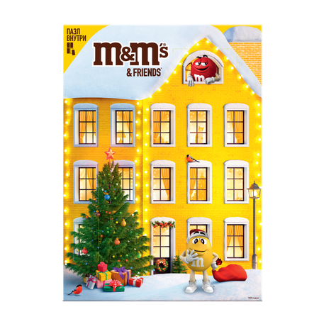 Шоколадный подарочный набор M&Ms & Friends Адвент-календарь 250г