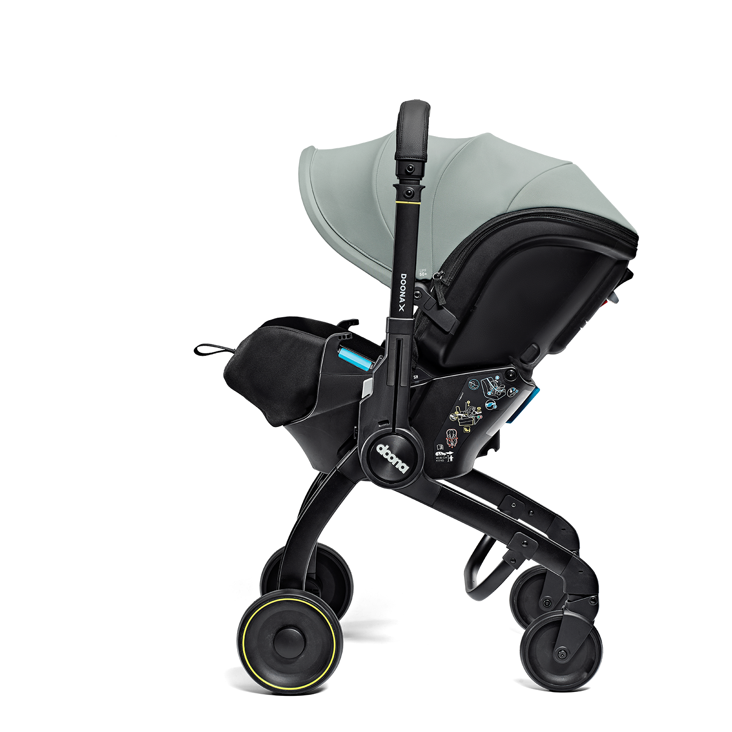 Автокресло Doona X Dusty Sage Isofix 0 (0 -13 кг) - фото 28