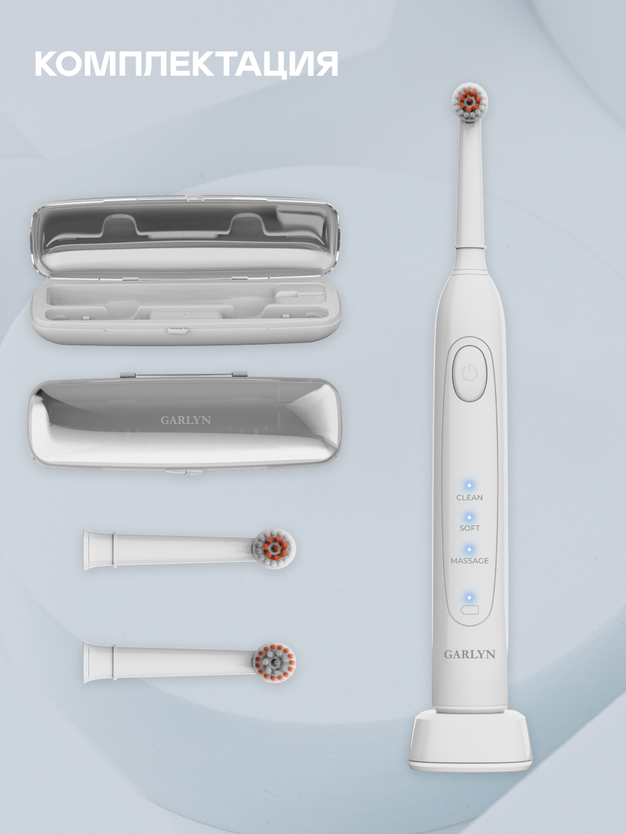 Зубная щетка электрическая GARLYN 1 шт. - фото 9