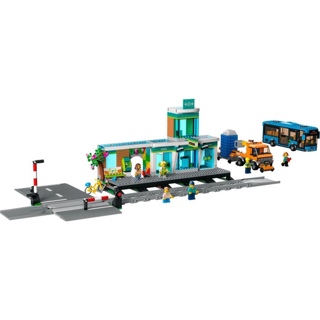 Конструктор LEGO City Железнодорожная станция блочный - фото 1
