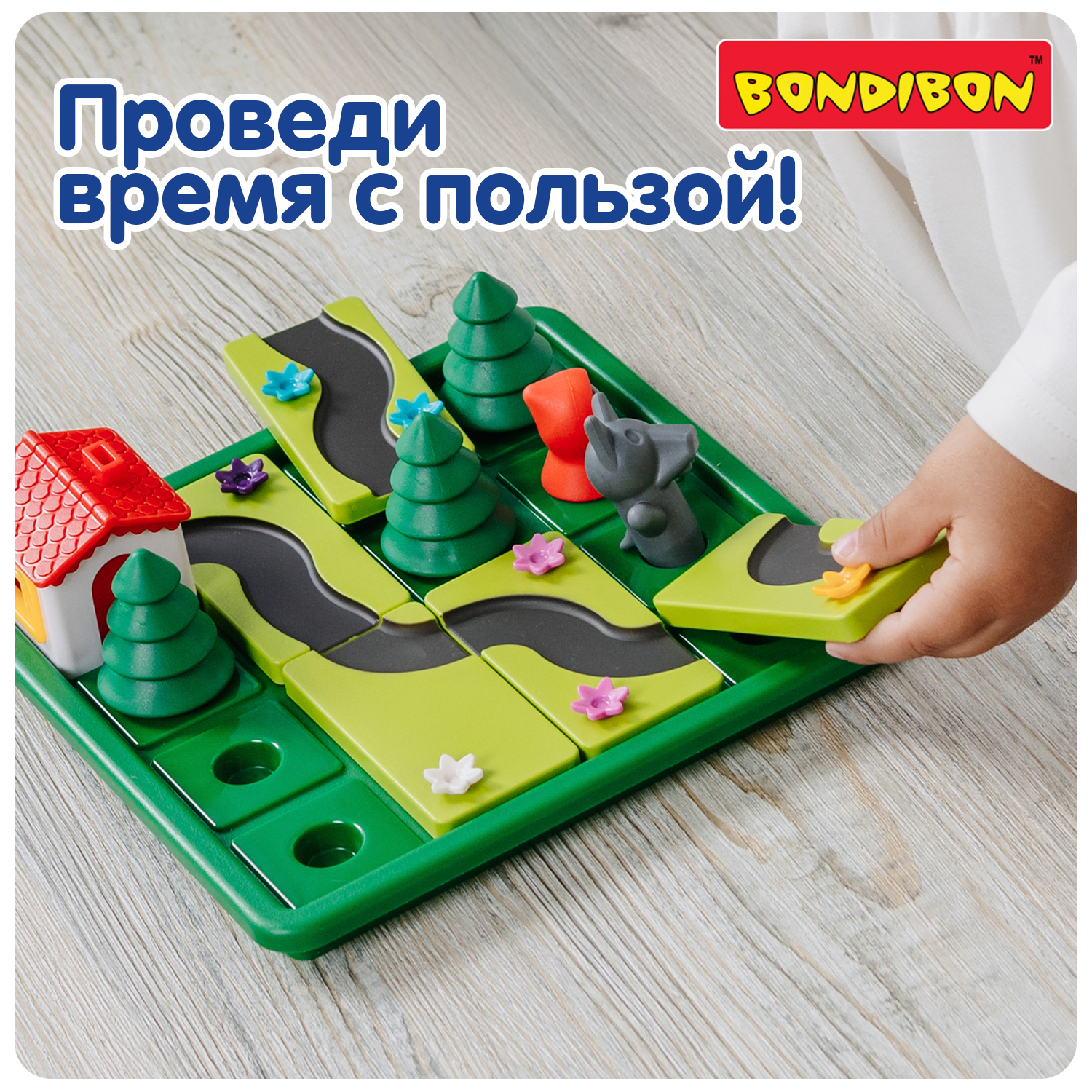 Настольная игра Bondibon КРАСНАЯ ШАПОЧКА И СЕРЫЙ ВОЛК - фото 6