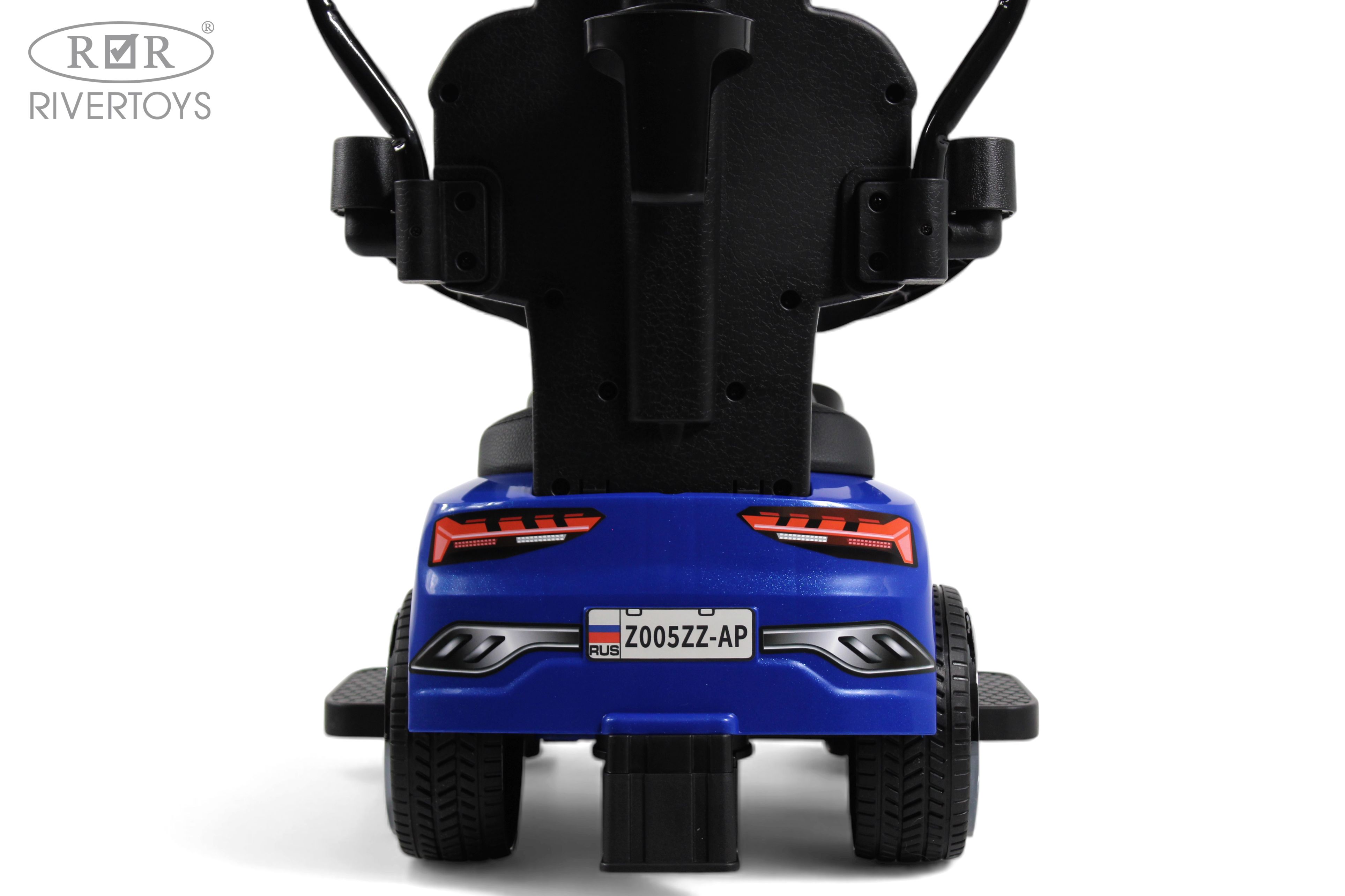 Каталка RIVERTOYS Z005ZZ-AP-BLUE синий - фото 14