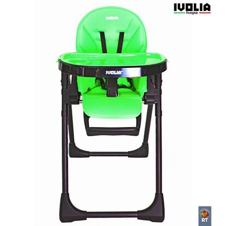 Стульчик для кормления Ivolia HOPE 01 2 колеса green трансформер