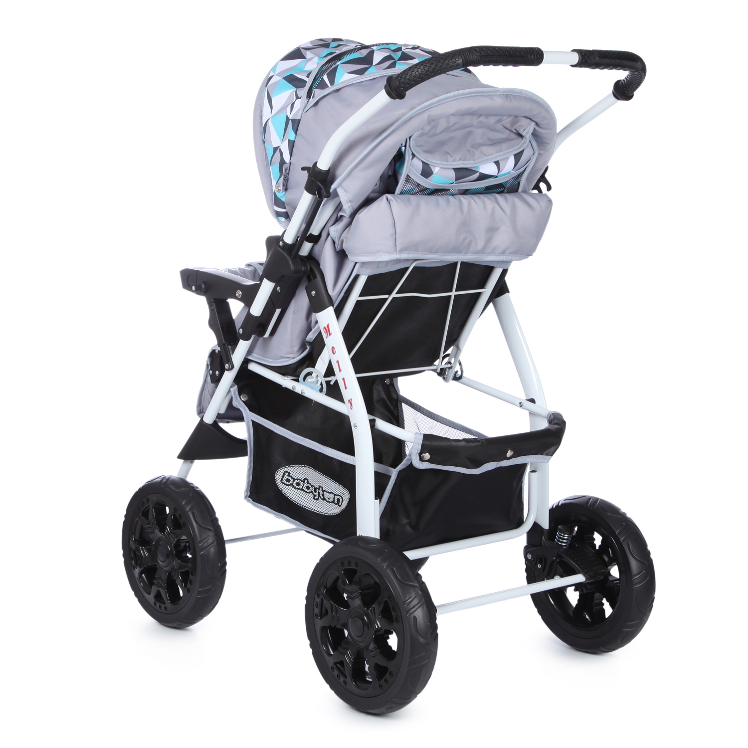 Коляска трансформер Babyton Melly Grey-Green серый - фото 11