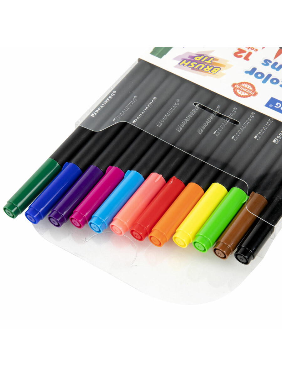 Фломастеры Brauberg 12 цв. - фото 11