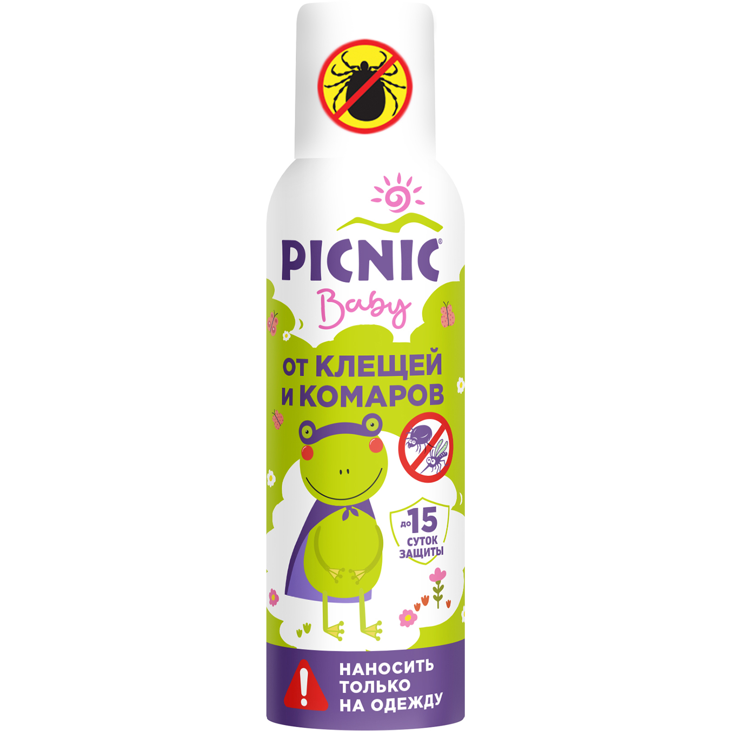 Изображение товара Аэрозоль от клещей и комаров PICNIC 125мл