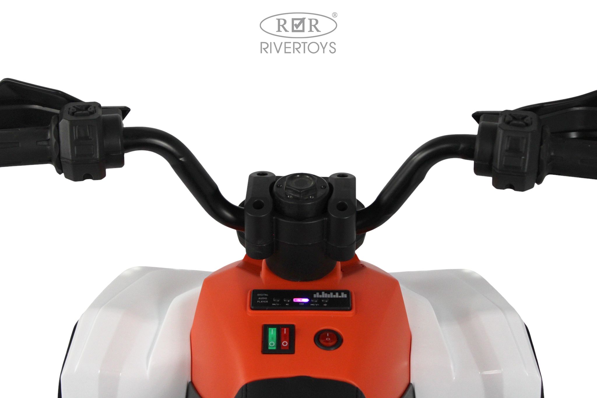 Электромобиль RIVERTOYS М202БХ-ORANGE С пультом ДУ - фото 10