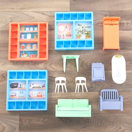 Домик для кукол KidKraft с мебелью
