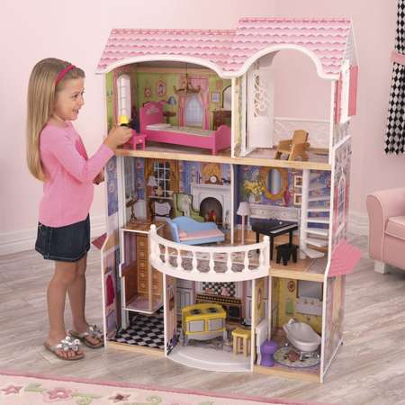 Домик для кукол KidKraft с мебелью