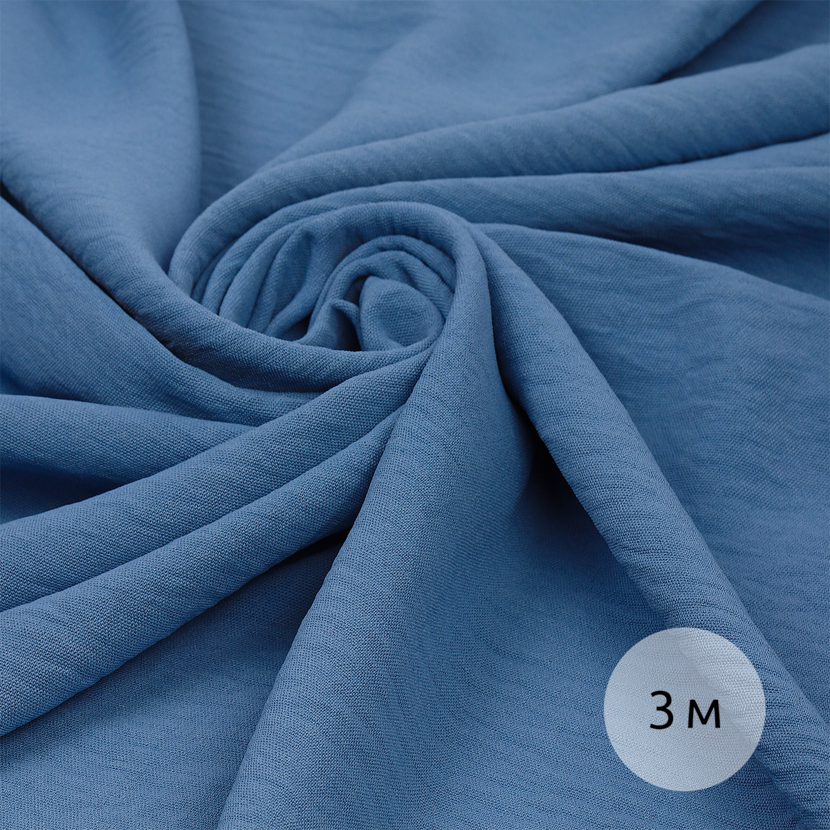 Ткань TBY Лен искусственный Манго голубой уп.3м - фото 1