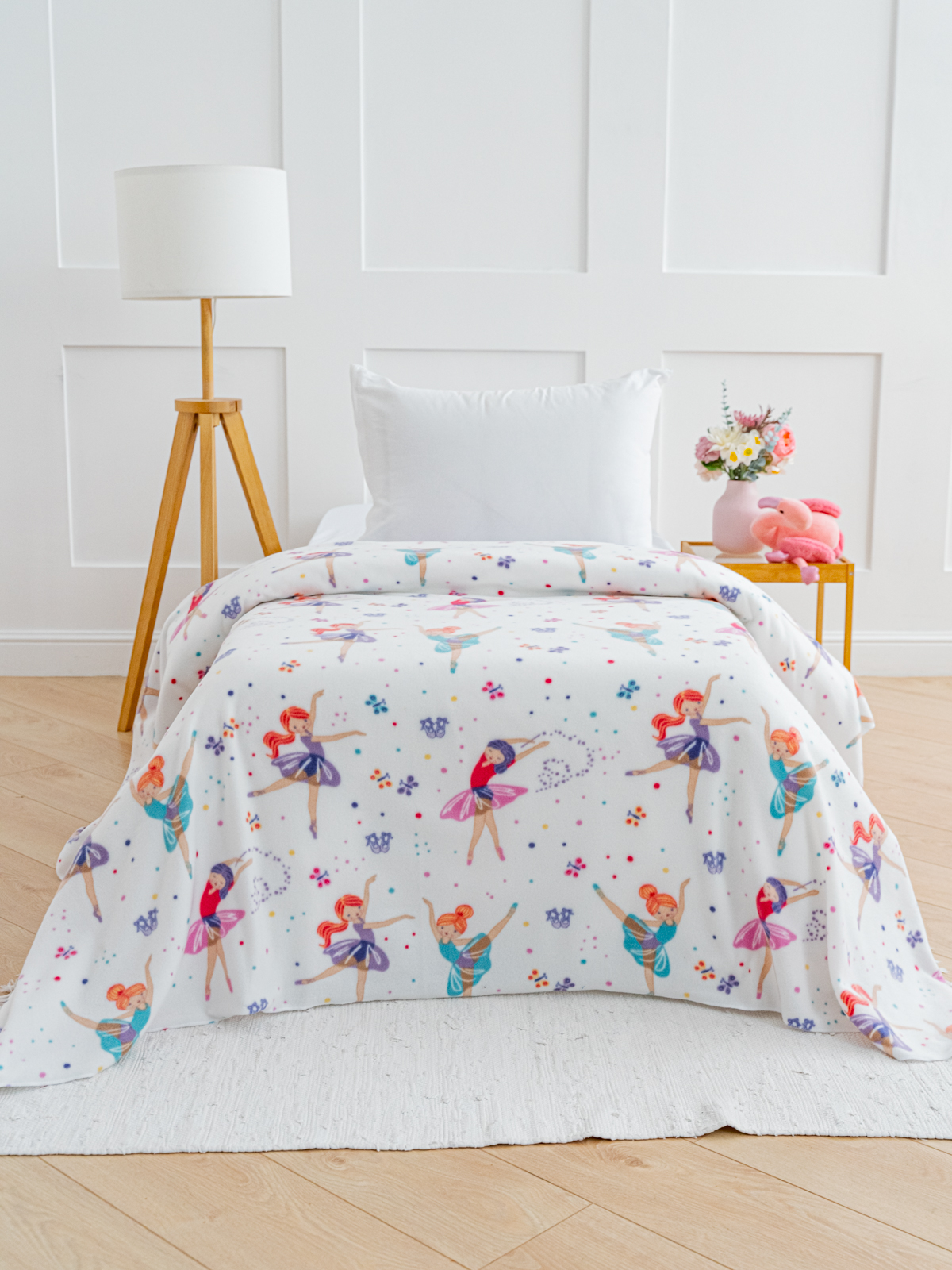 Плед Павлинка Балерины 100 x 150 см флис - фото 13