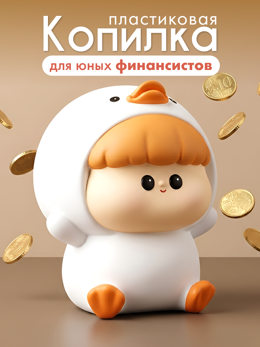 Копилка пластиковая iLikeGift Утенок - фото 1