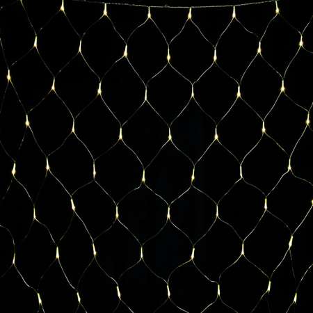 Светодиодная гирлянда FUNRAY Cетка на окно холодный белый свет 1.5х1.5 м 8 режимов от сети ML-144W