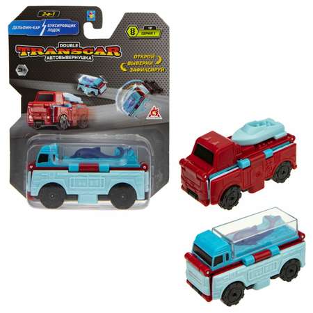 Автовоз Transcar Double Автовывернушка красный