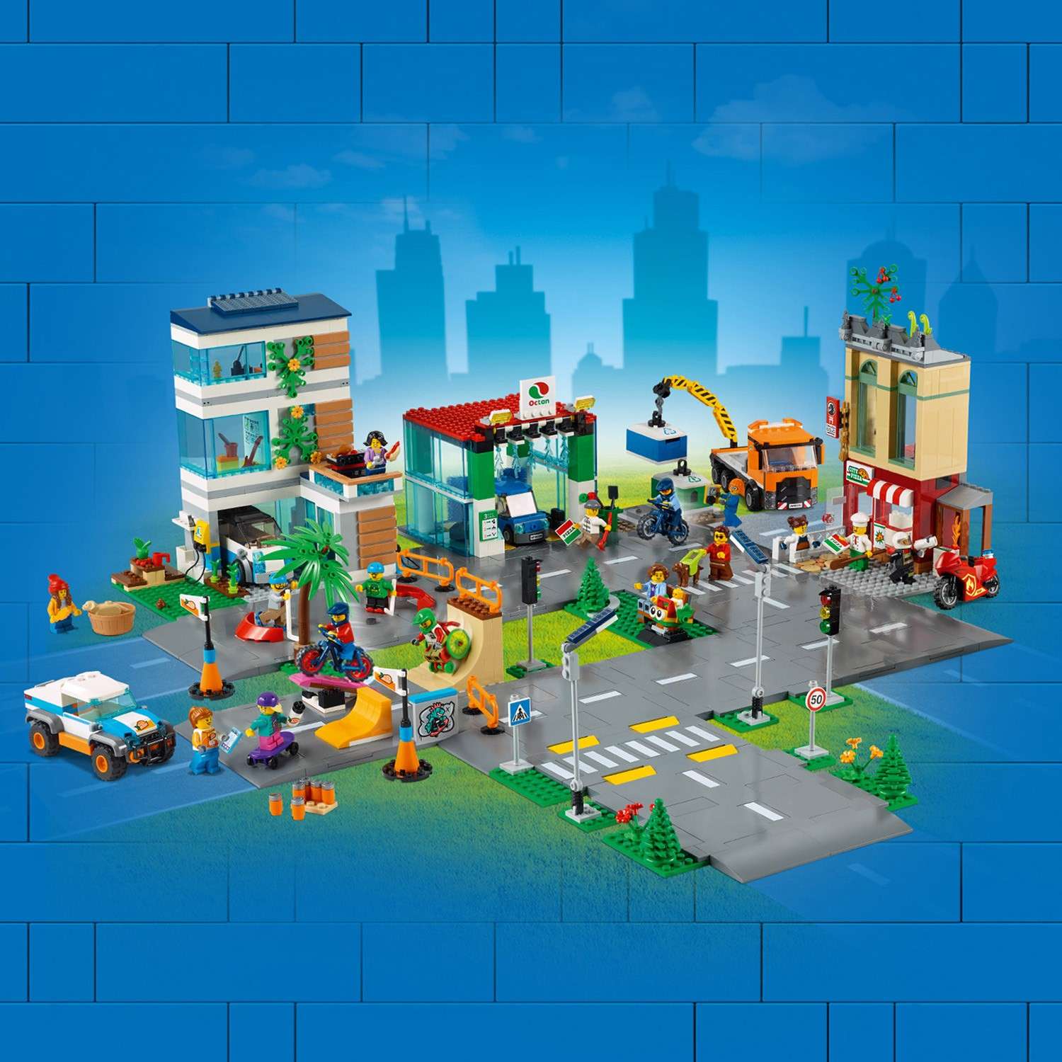 Конструктор LEGO City Скейт-парк блочный - фото 10