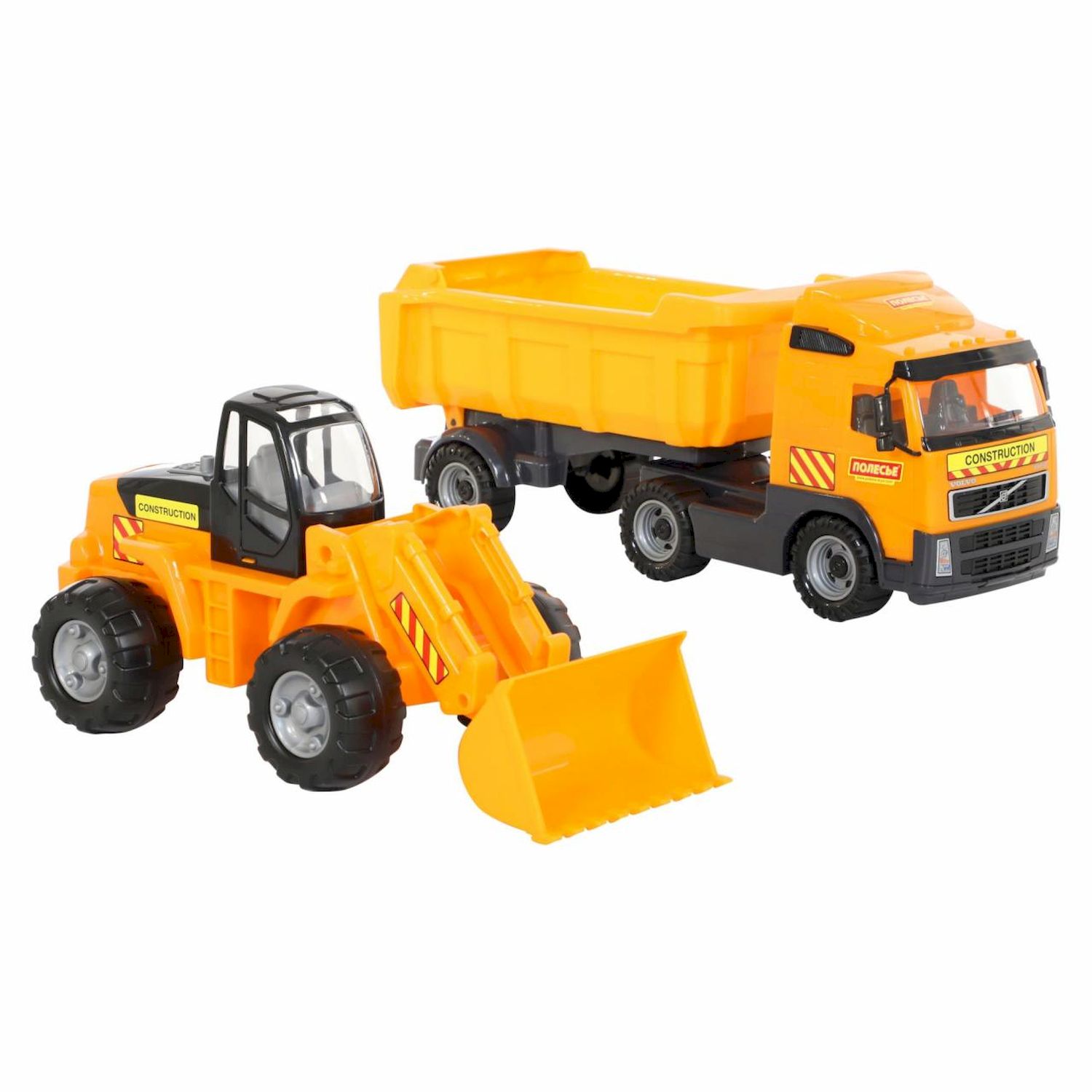 Игровой набор Полесье Volvo Самосвал и трактор-погрузчик 0384_PLS - фото 6