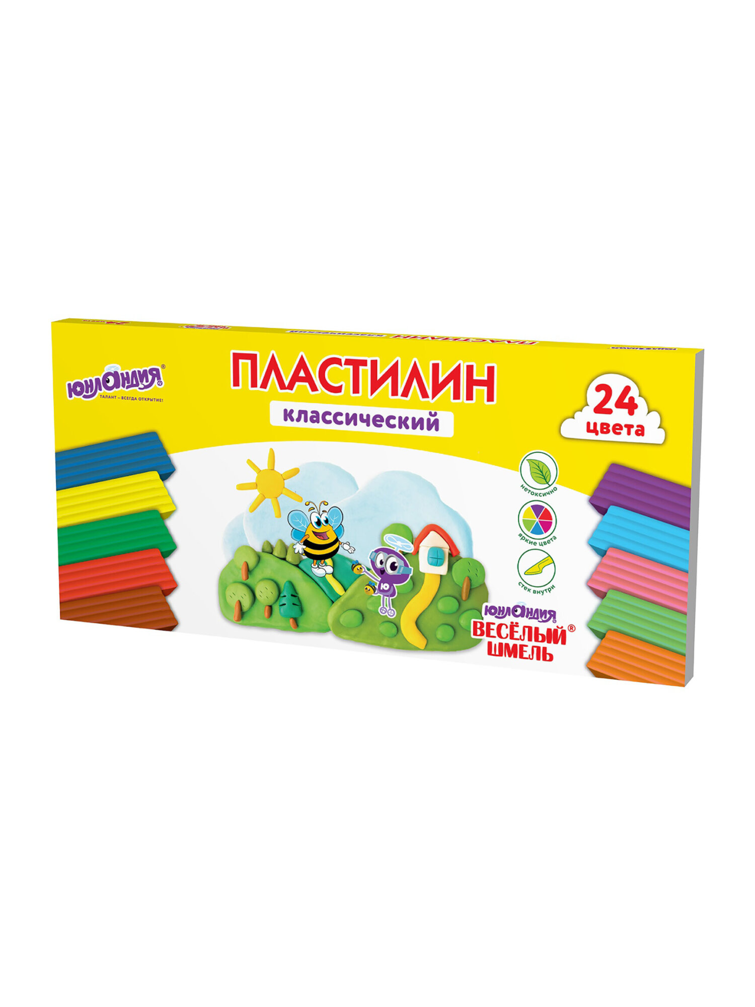 Пластилин Юнландия 24 цв. - фото 10