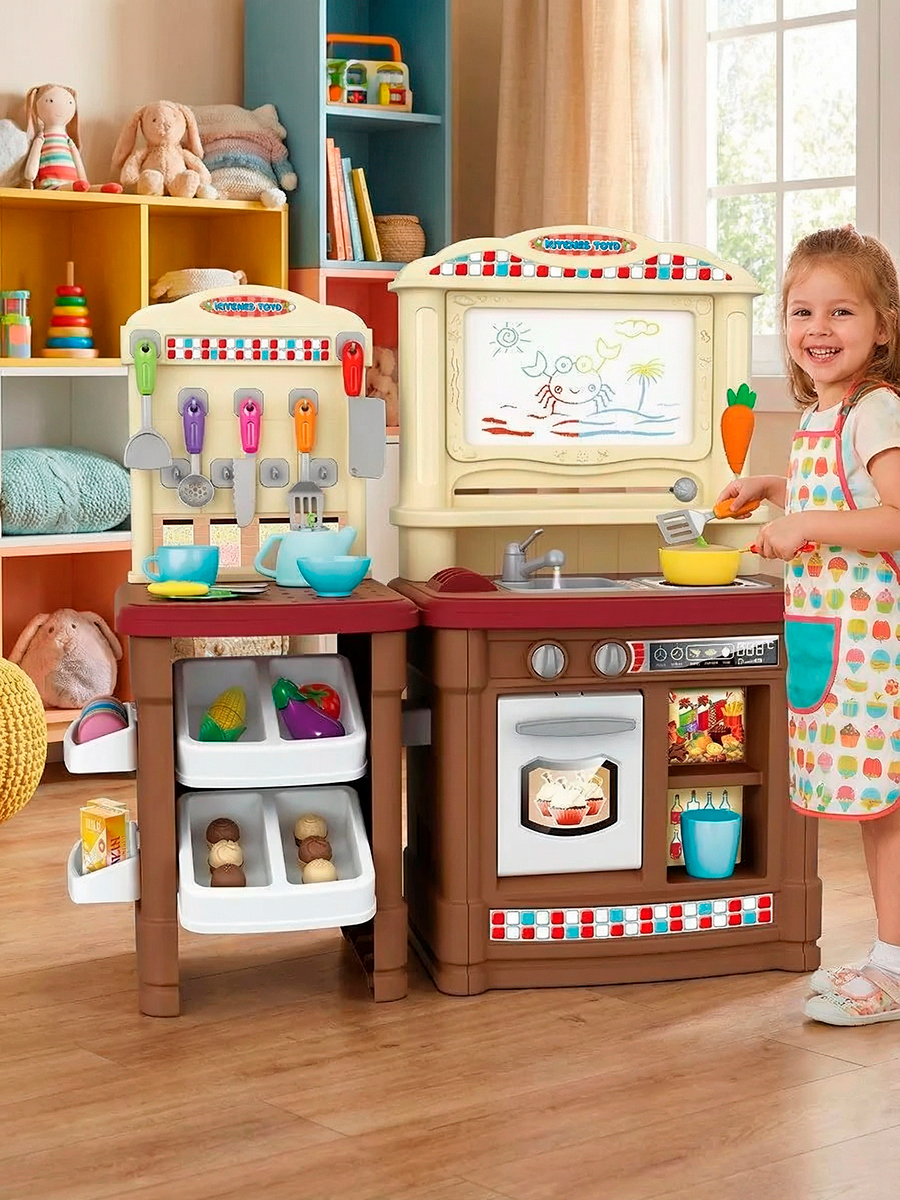 Игрушечная кухня Altacto с аксессуарами: 38 шт. - фото 7