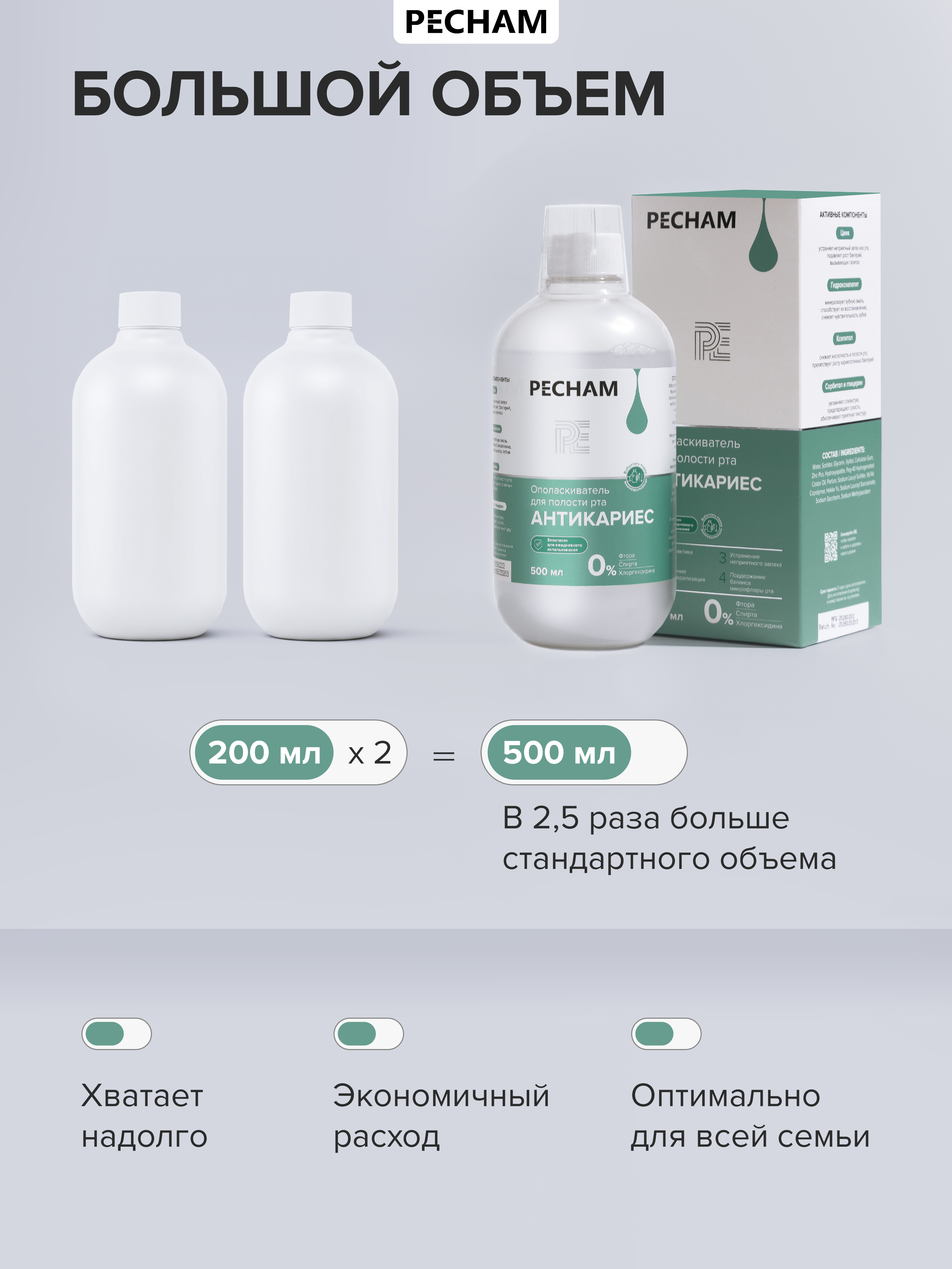 Ополаскиватель PECHAM 500 мл - фото 8
