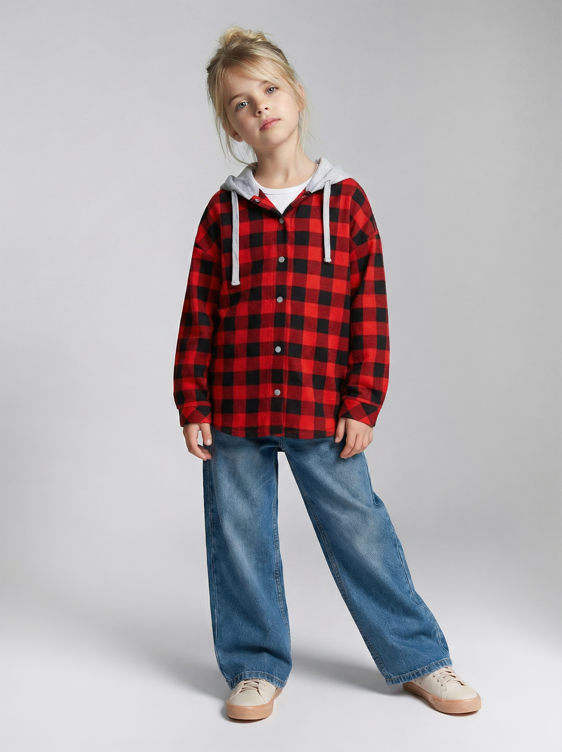 Изображение товара Детская утепленная толстовка YOULALA с капюшоном для мальчиков и девочек