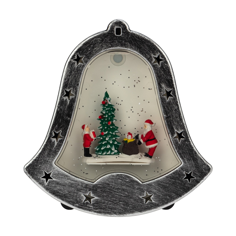 Декоративный светильник-ночник NEON-NIGHT Колокольчик с эффектом снегопада и подсветкой - фото 10