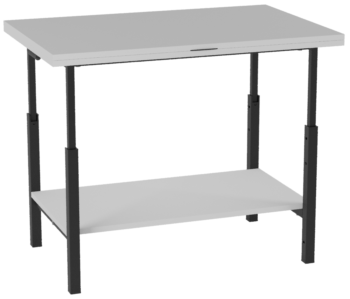 Стол-трансформер КАЛИФОРНИЯ МЕБЕЛЬ Мидж ЛДСП белый - фото 4