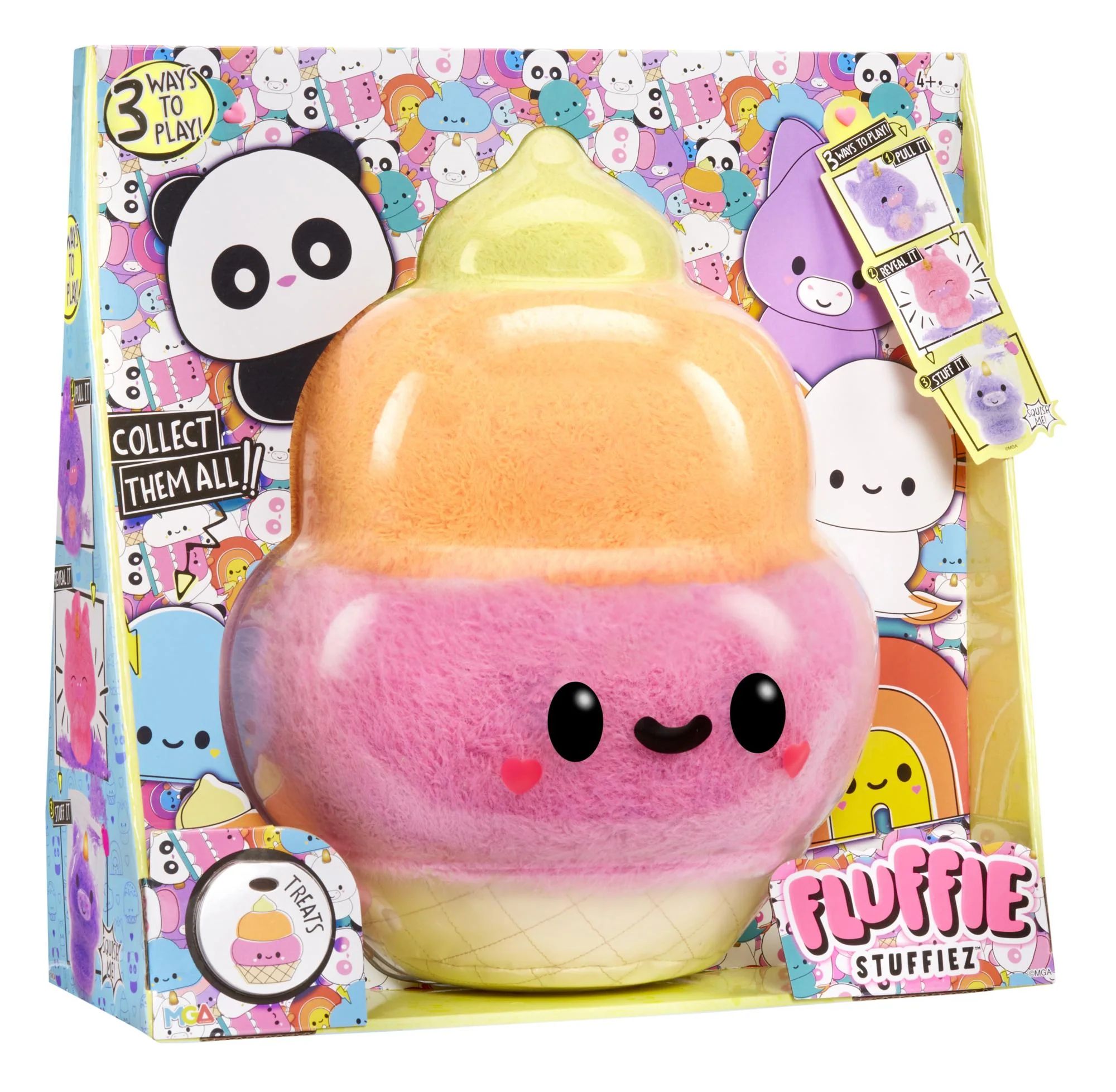 Игрушка мягкая Fluffie Stuffiez Мороженое 594437-EUC - фото 1