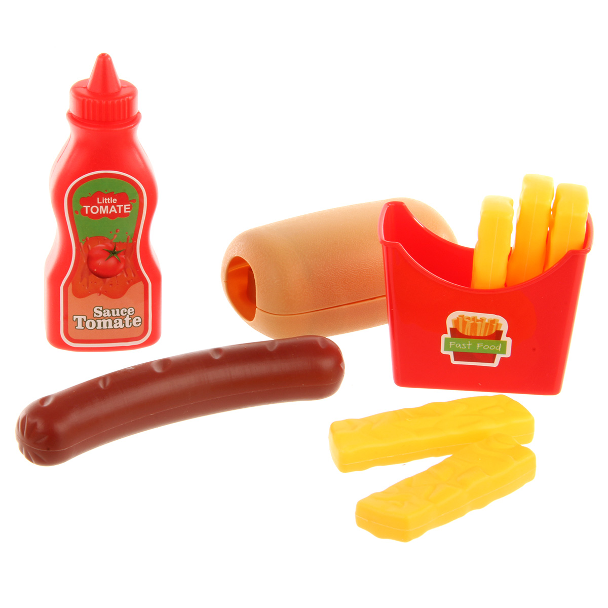 Игровой набор Veld Co тележки и корзинки, прилавок, касса, продукты - фото 4