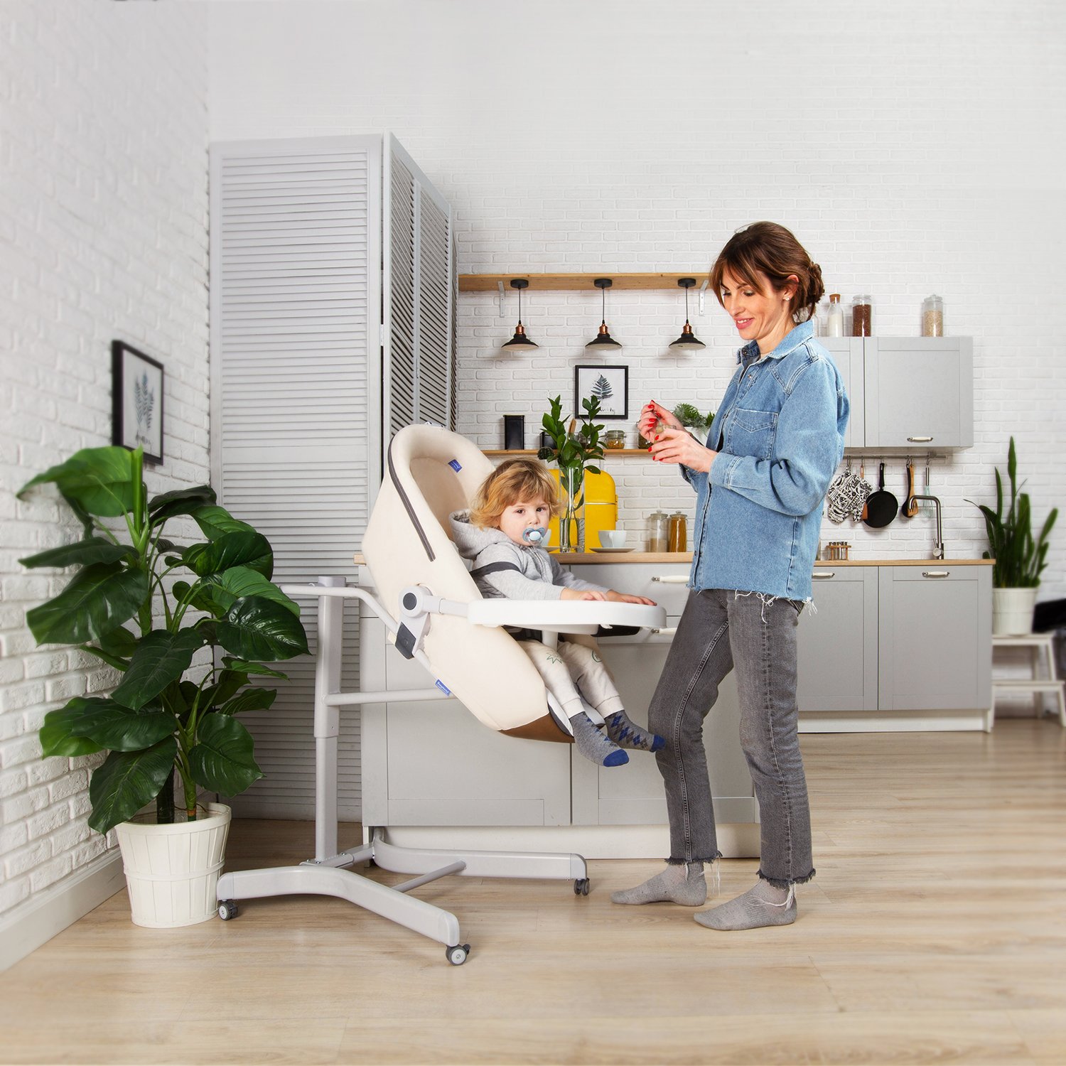 Колыбель SIMPLICITY 3000 Elite 5 в 1 бежевый - фото 11