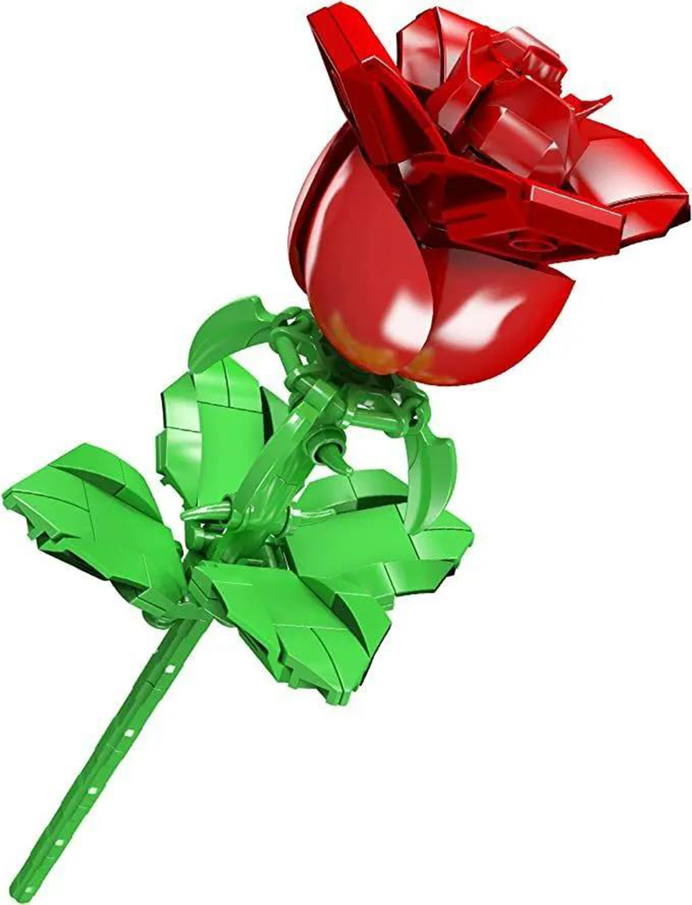 Конструктор Mould King Букет цветов Роза Рубин - фото 4