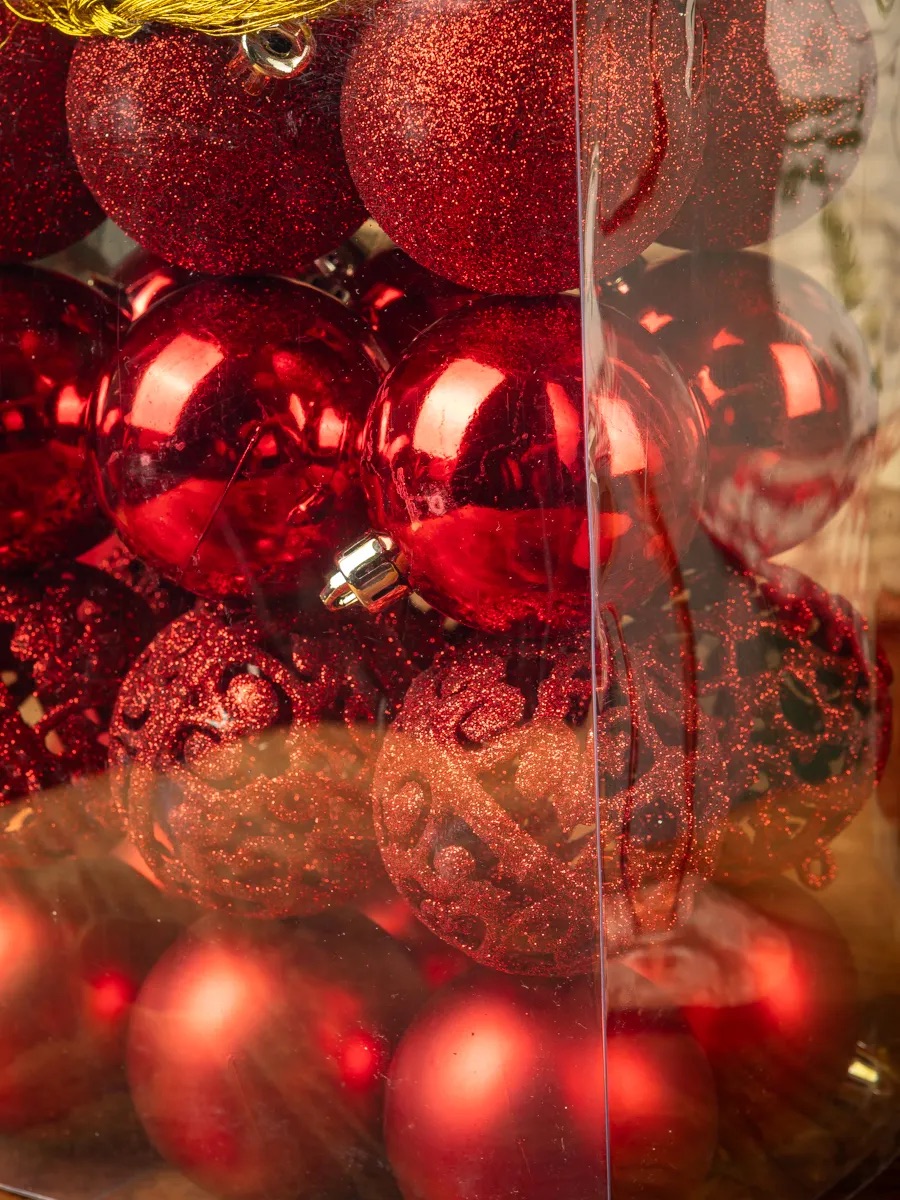 Набор шаров Kaemingk красный - фото 5