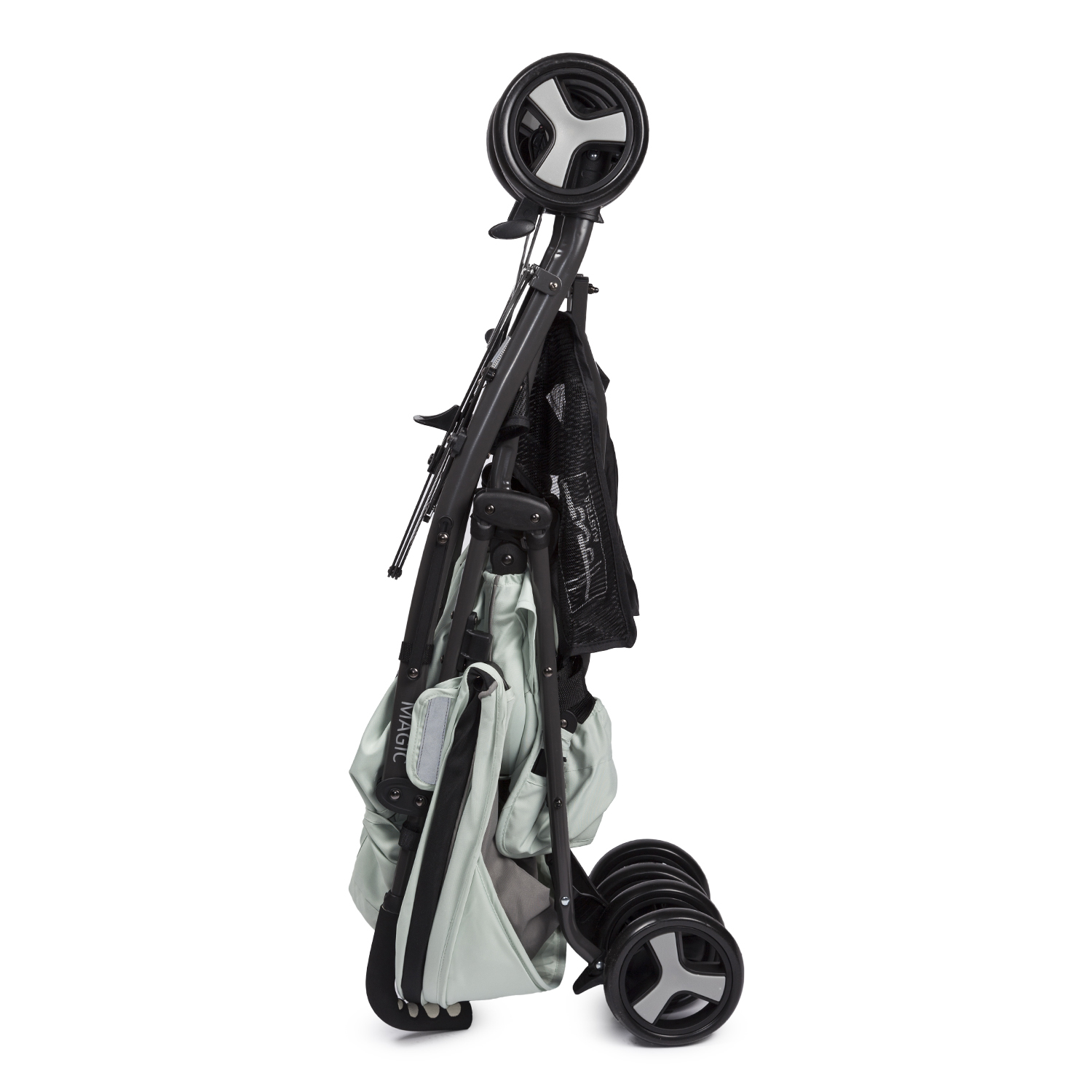 Коляска прогулочная hoco Magic Green lilly серый - фото 16