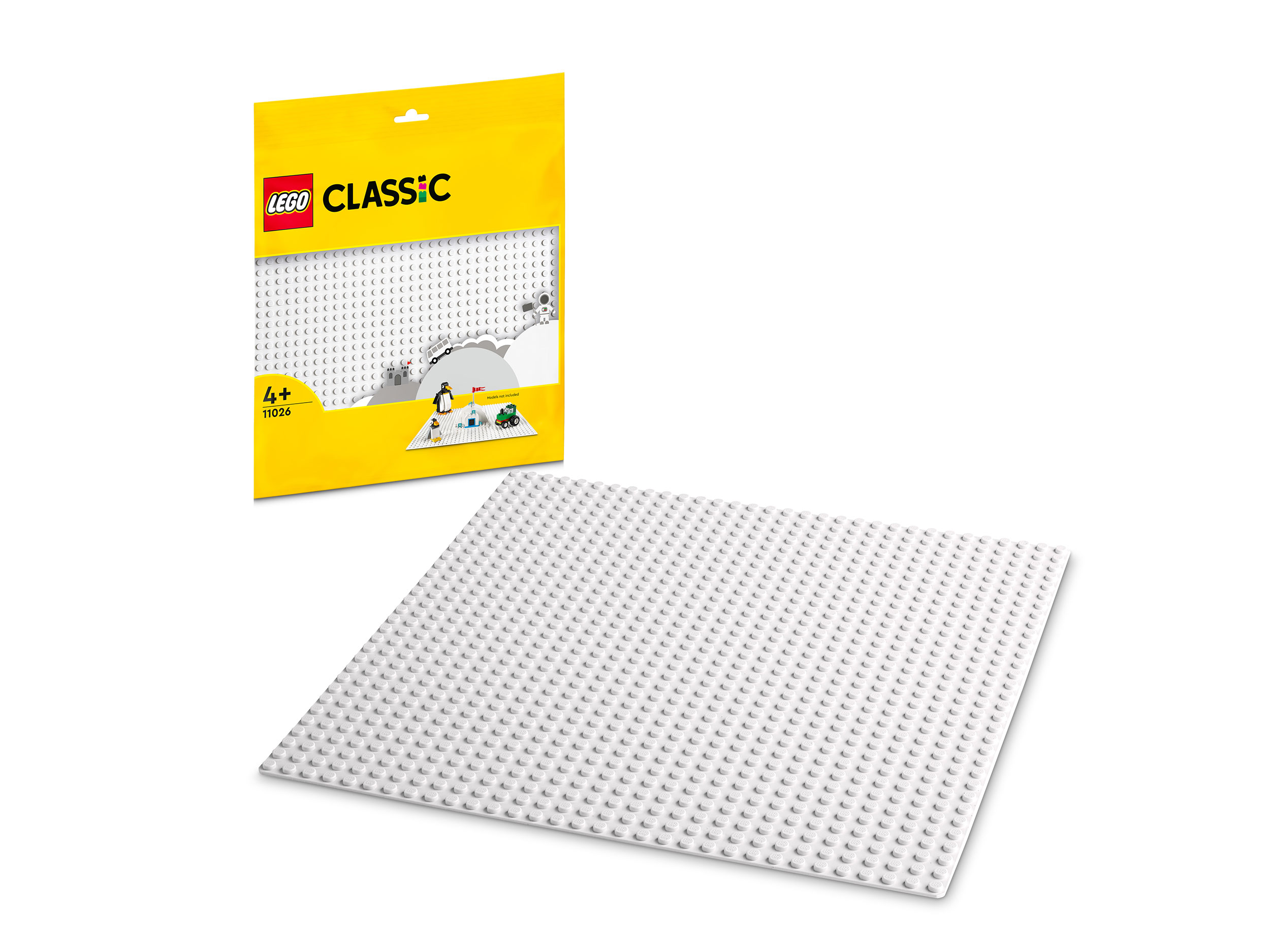 Конструктор LEGO Classic Белая базовая пластина 11026 1 дет. - фото 1