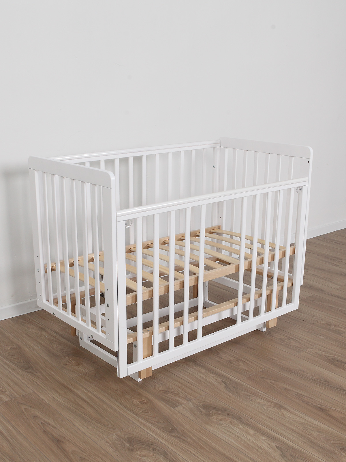 Детская кроватка Уютная среда Кроватка КР120, поперечный маятник (белый) - фото 25