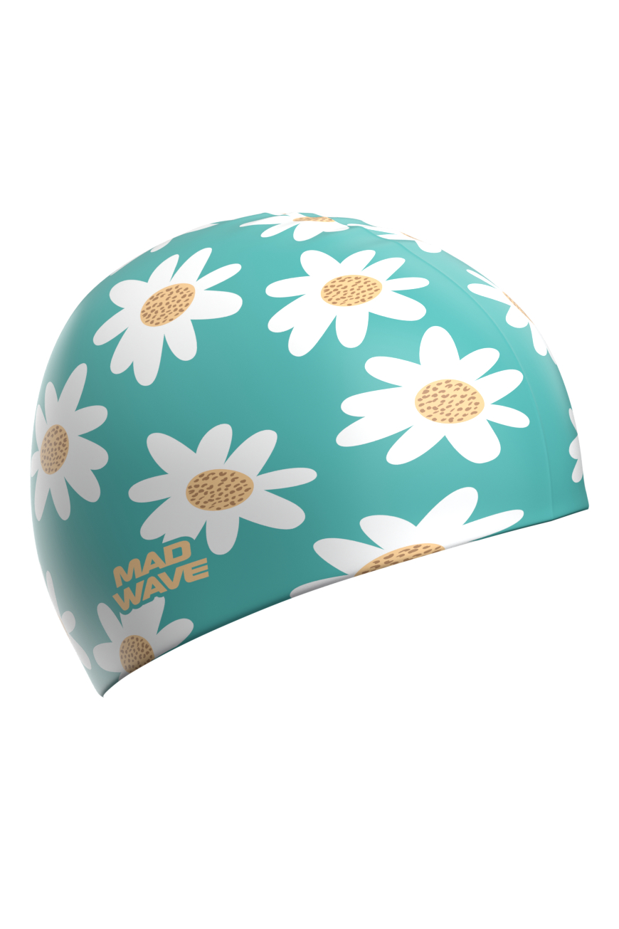 Шапочка для плавания Mad Wave Daisies - фото 1