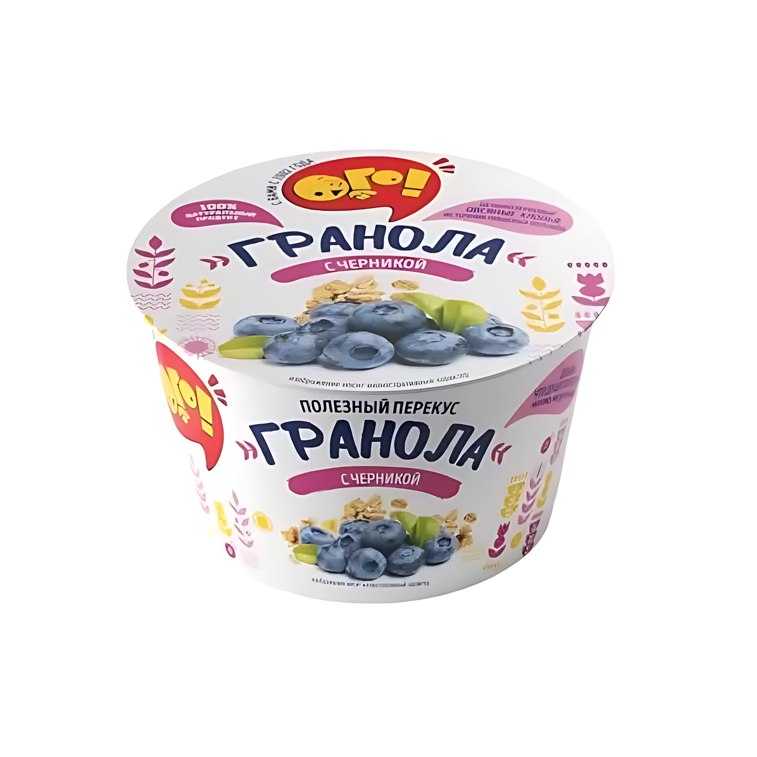 Гранола Ого! с черникой 40г - фото 1
