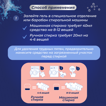 Гель для стирки MARABU Dolomit бесфосфатный Гиацинт 1л